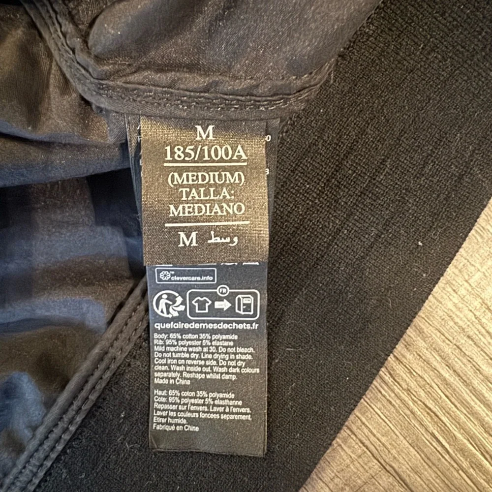 All Saints Black Lightweight Jacket with Stand-Up Collar and Silver Zipper - Picture 6 of 7